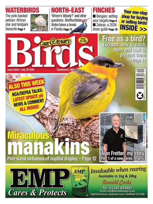 Cover image for Cage & Aviary Birds